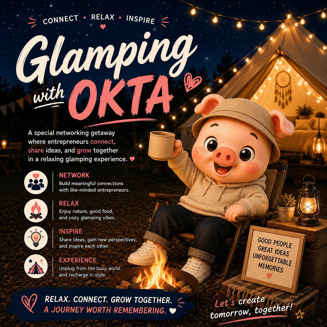 Glamping with OKTA♥